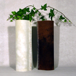 Flaschenkleider weiß und braun -
ID08011F+012F