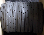 Lederband grau - LEBA001