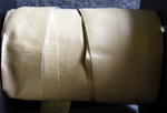 Lederband beige - LEBA005