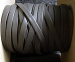 Lederband grau - LEBA012